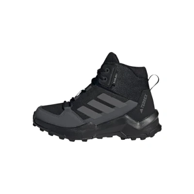 Abbildung von Adidas Terrex AX4R MID RAIN.RDY Unisex Hikingschuh für Kinder, Größe: 32, Core black/grey four/grey six Textil/synthetik