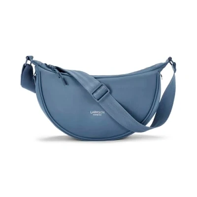 Abbildung von LARKSON Crossbody Bag Damen &amp; Herren Blau Solveig Small Umhängetasche im Halbmond Style Halbrunde Schultertasche Moon Design Wasserabweisend