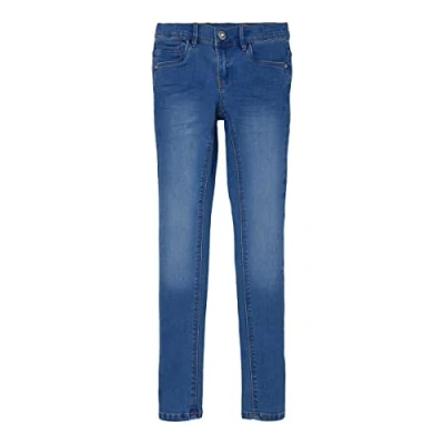 Abbildung von NAME IT Polly Skinny fit Mädchen Jeanshose Medium Blue Denim 122