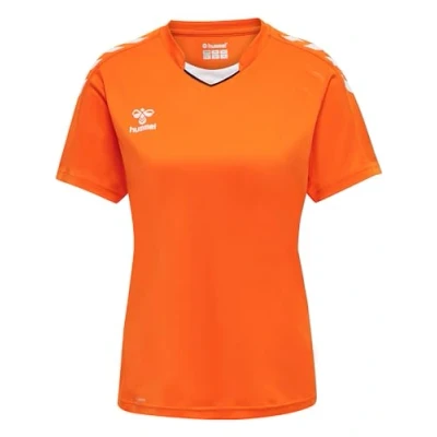 Abbildung von Hummel Damen Hmlcore Xk Poly Jersey S/S Woman T Shirt, Orange Tiger, S EU