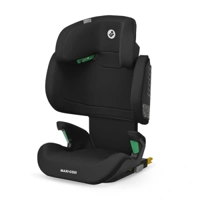 Abbildung von Maxi Cosi RodiFix M i Size, Kindersitz mit hohem Rücken, 3,512 Jahre, 100150 cm, ISOFIX Kindersitz, G CELL Seitenaufprallschutz, verstellbare Höhe, schnelles und einfaches Anschnallen, Basic Black