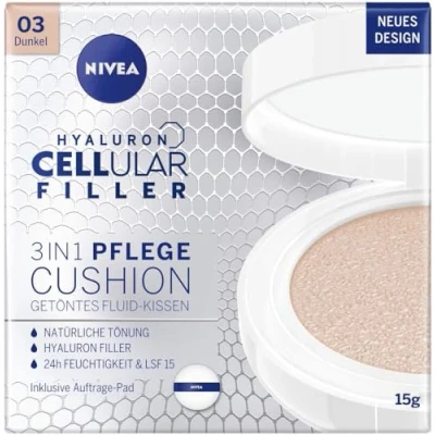 Abbildung von NIVEA 3in1 Anti Age Pflege Kissen Für natürliche Tönung und Feuchtigkeit, Dunklere Hauttypen, 15 g (1er Pack)