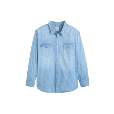 Abbildung von Levi&#039;s Plus BIG Barstow Western Hemd, Herren, Größe: 5XL, Esta noche