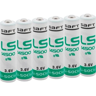 Abbildung von Saft LS 14500 3,6 V Lithium, 6er Pack, Weiß