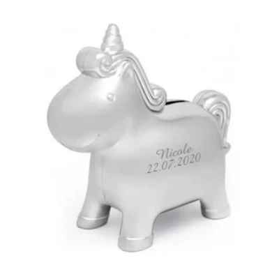 Abbildung von Versilberte Spardose Einhorn Baby &amp; Kind