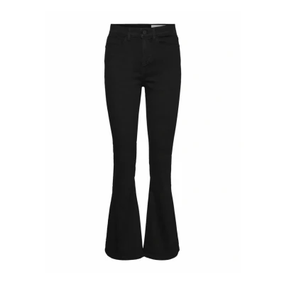Abbildung von Noisy May Nmsallie Flared Jeans, Damen, Größe: 30x30, Black
