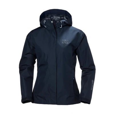 Abbildung von Helly Hansen W Seven Regenjacke / wasserabweisende Jacke, Damen, Größe: XXL, Dark blue