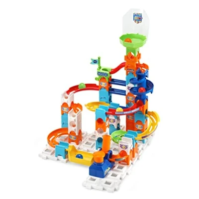 Abbildung von VTech Marble Rush Adventure Set S100 Interaktive Murmelbahn mit spannenden Bahnelementen, verschiedenen Aufbaumöglichkeiten und Wegführungen Für Kinder von 4 12 Jahren
