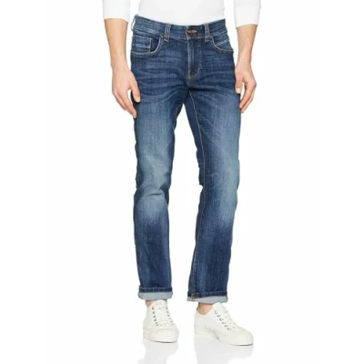 Abbildung von camel active Herren Regular Fit 5 Pocket Jeans aus Baumwolle Blau, menswear 32/34