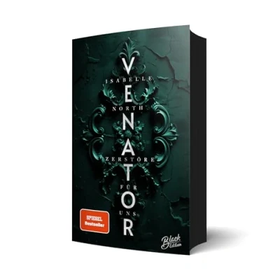 Abbildung von Venator: Zerstöre für uns mit Farbschnitt und weißer Schrift auf schwarzen Seiten (W&amp;R Academy): Aufwendig gestaltete Ausgabe ... limitiert nur in der ersten Auflage enthalten