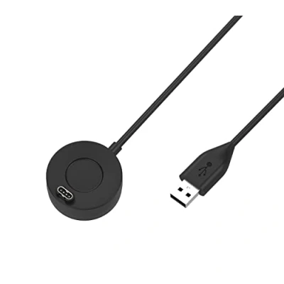 Abbildung von TiMOVO Ladekabel für Garmin Venu 3/ 3S / Vivoactive 3 Fenix 5 5S 5X 6 6S 6X Plus/Forerunner 935 Instinct, 1 Pack Halterung die Ladestation mit USB Kabel Schwarz