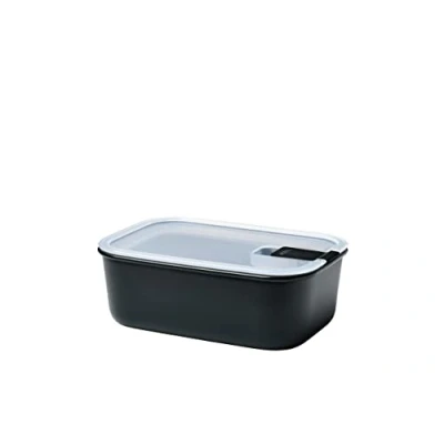 Abbildung von Mepal Frischhaltedose EasyClip Schüssel mit Deckel &amp; Klickverschluss Geeignet für Mikrowelle, Dampfgarer, Kühl und Gefrierschrank Luftdicht auslaufsicher 1000 ml Nordic black