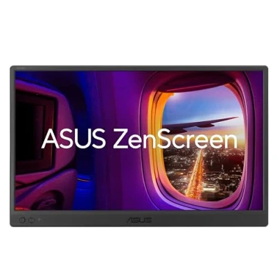 Abbildung von ASUS ZenScreen MB169CK 15,6 Zoll tragbarer USB Monitor Full HD 1920x1080, Dual Typ C, Mini HDMI, Autorotation, leichtes Design, 360 Kickstand, Sleeve IPS Panel, 16:9, entspiegelt