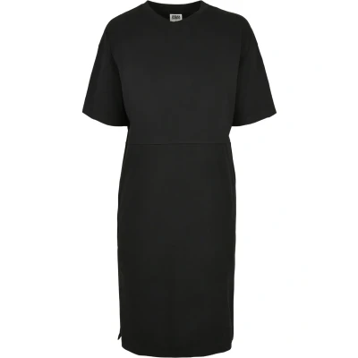 Abbildung von Urban Classics SLIT TEE Jerseykleid, Damen, Größe: XS, Schwarz