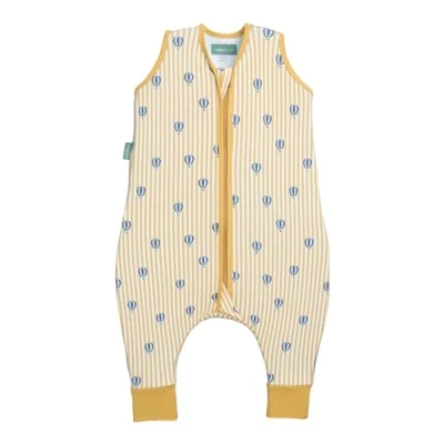 Abbildung von molis&amp;co Baby Schlafsack mit Füßen 0.5 TOG Sommerschlafsack für Jungen Kinder Babyschlafsack Beinen 100% Baumwolle (Oeko TEX 100), Premium Qualität Balloons (100 cm)