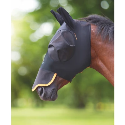 Abbildung von Shires Flymask Pro Stretch with nose