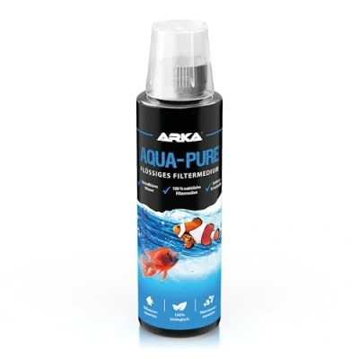 Abbildung von Wasserklärer Aquarium 236 ml MICROBE LIFT Aqua Pure Entfernt Trübungen sichtbar Für kristallklares Wasser in Süß &amp; Meerwasseraquarien Biologisch mit Filterbakterien Pflanzensicher
