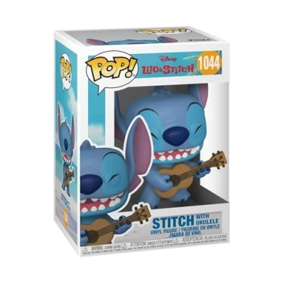 Abbildung von Funko Pop! Disney: Stitch mit Ukulele Lilo and Vinyl Sammelfigur Geschenkidee Offizielle Handelswaren Spielzeug Für Kinder und Erwachsene Movies Fans Modellfigur Sammler