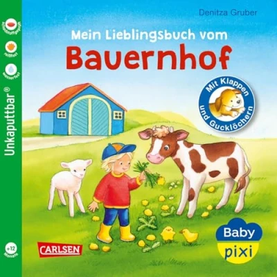 Abbildung von Baby Pixi (unkaputtbar) 69: Mein Lieblingsbuch vom Bauernhof: mit Klappen und Gucklöchern (69)