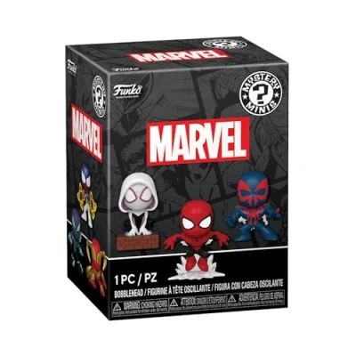 Abbildung von Funko Mystery Mini: Spider Man Comics 1 of 12 to Collect Styles Vary Marvel Vinyl Sammelfigur Geschenkidee Offizielle Handelswaren Spielzeug Für Kinder und Erwachsene