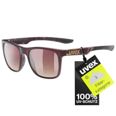 Abbildung von uvex Unisex Erwachsene, LGL 42 Sonnenbrille, havanna matt/brown, one size
