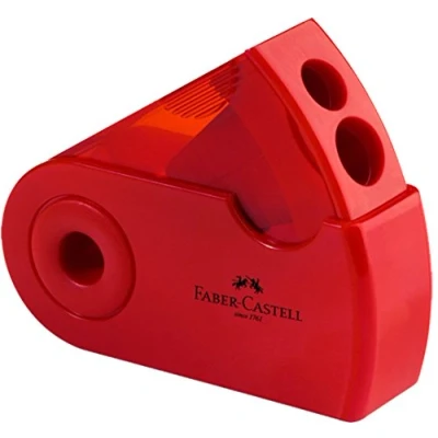 Abbildung von Faber Castell Sleeve Spitzdose Doppelspitzdose rot