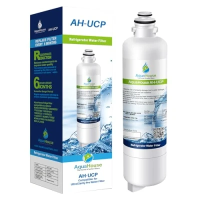 Abbildung von AquaHouse AH UCP Wasserfilter, kompatibel mit Ultra Clarity Pro 11032518, BORPLFTR50, BORPLFTR55, passend für Bosch , Neff Siemens und Gaggenau Kühlschränke