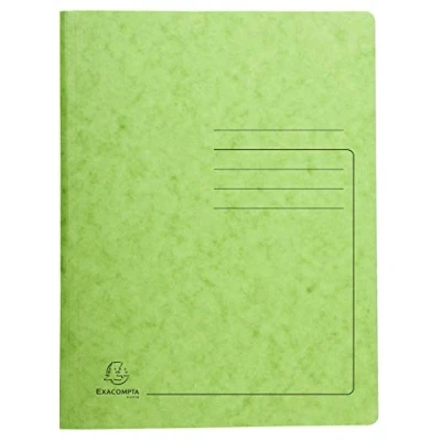 Abbildung von Exacompta 240233E Spiralhefter aus extra starkem Colorspan Karton für DIN A4 24 x 32cm bedruckt bis zu 300 Blatt lindgrün Hefter ideal Büro und Schule
