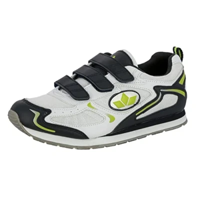 Abbildung von Lico NELSON V Unisex Erwachsene Fitnessschuhe, Weiß/ Marine/ Lemon, 43 EU