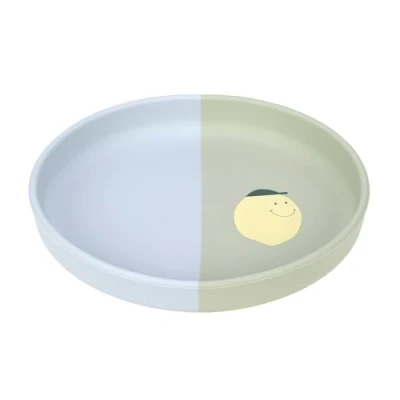 Abbildung von LÄSSIG Baby Silikon Kinderteller/Silicone Plate Happy Fruits Lemon
