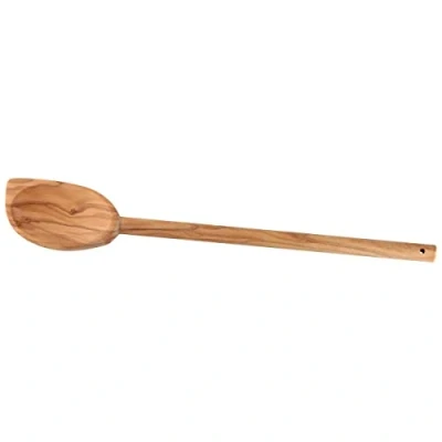 Abbildung von Fackelmann Kochlöffel spitz 30 cm OLIVE, Löffel aus Holz, Design Küchenhelfer Oliven robust und mit unverkennbarer Maserung (Farbe: Braun), Menge: 1 Stück