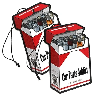 Abbildung von 2er Set Tuning Lufterfrischer Duftbaum fürs Auto Air Freshener Design Duft Anhänger (2x Car Parts Addict)