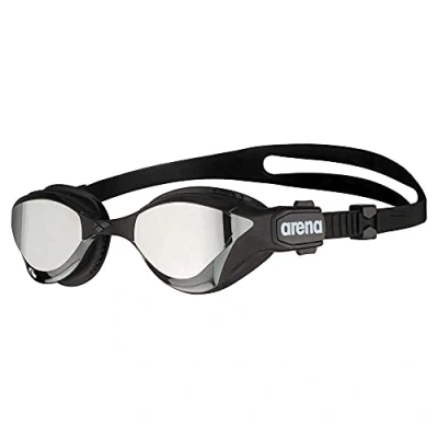 Abbildung von arena Cobra Tri Swipe Mirror Unisex Triathlonbrille für Erwachsene, Schwimmbrille mit Verspiegelten Gläsern, Anti Beschlag, UV Schutz, 3 Austauschbare Nasenstege