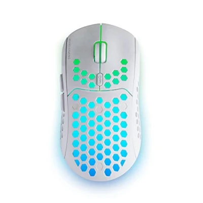 Abbildung von Mars Gaming MMW3W, Kabellose Maus, RGB Flow, Ultraleicht 79g, 3200DPI, Weiß