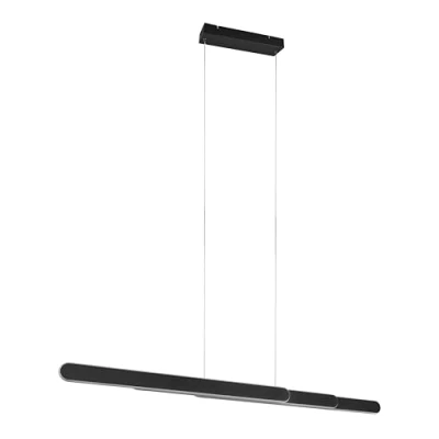 Abbildung von Trio Leuchten LED Pendelleuchte Helios 343310332, Metall Schwarz matt, inkl. 48 Watt LED, Touch Dimmer, Lichtfarbe einstellbar