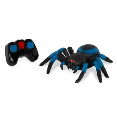 Abbildung von Terra Ferngesteuerte Spinne Blau RC Vogelspinne mit leuchtenden LED Augen und Fernbedienung Tarantula Spielzeug ab 6 Jahre