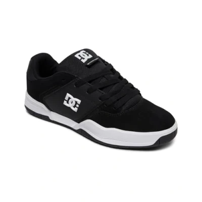 Abbildung von DC Shoes Central Sneaker low, Größe: 45, Black/white Leder und textil
