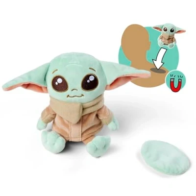 Abbildung von Disney Grogu Schulterplüsch, 12cm Plüschtier, ab den ersten Lebensmonaten geeignet
