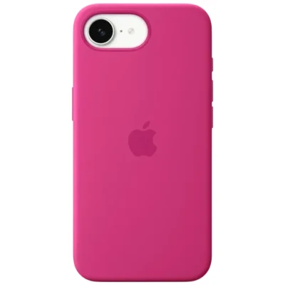 Abbildung von Apple Silikon Back Cover Rosa iPhone 16e