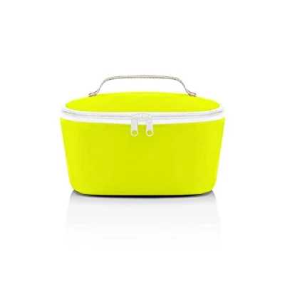 Abbildung von reisenthel coolerbag S Pocket Kühltasche mit Obermaterial aus recycelten PET Flaschen Ideal für das Mittagessen unterwegs, Couleur:pop Lemon