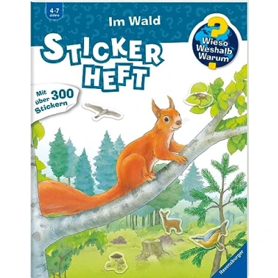 Abbildung von Wieso? Weshalb? Warum? Stickerheft: Im Wald
