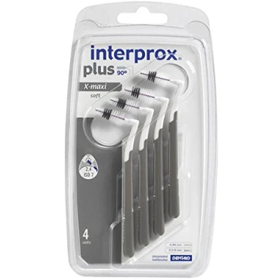 Abbildung von Interprox Plus X maxi Grau Interdentalbürstchen, 4 St