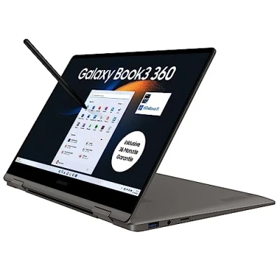Abbildung von Samsung Galaxy Book3 360 Laptop, 13&quot; Full HD 60Hz Display, TOUCHSCREEN, AMOLED, Intel Core i7 1360P, 16GB RAM, 512GB SSD, Windows 11, QWERTZ Tastatur, Graphite, Inklusive 36 Monate Herstellergarantie