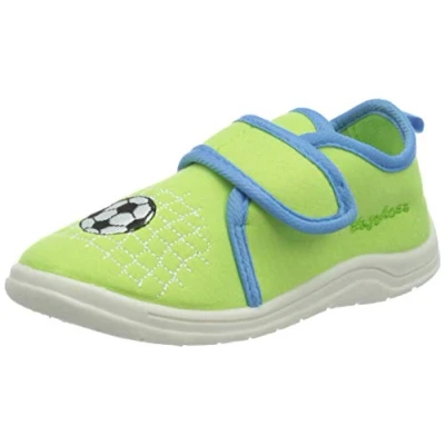Abbildung von Playshoes Unisex Kinder Hausschuhe, Fußball, 22/23 EU
