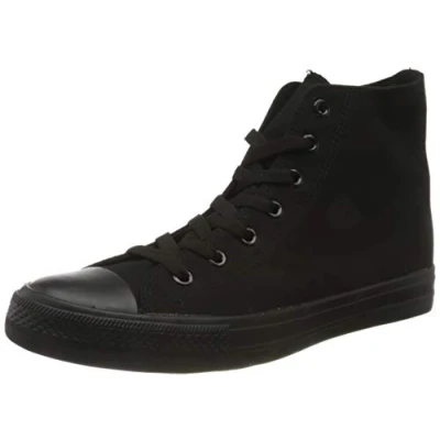 Abbildung von Elara Unisex Sneaker High Top Sportschuhe Chunkyrayan QZY9031 12 Allblack 42Q