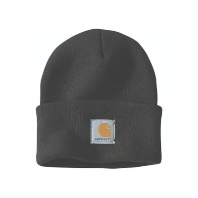 Abbildung von Carhartt, Herren, Strickmütze mit Umschlag, Schwarz, OS