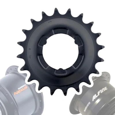 Abbildung von F26 Shimano Fahrrad Nexus/Alfine Getriebenaben Verschleiss Teil Service Wartung Austausch Naben Ersatz Ritzel (Schwarz 20 Zähne)
