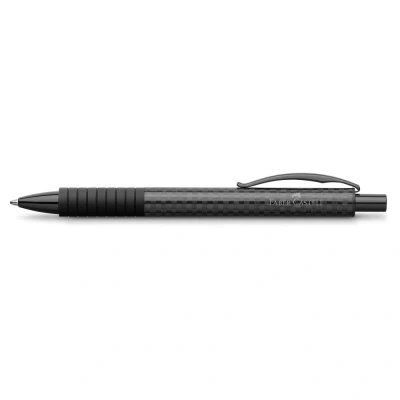 Abbildung von Faber Castell 148888 Kugelschreiber Basic Black Carbon, Mine B, schwarz