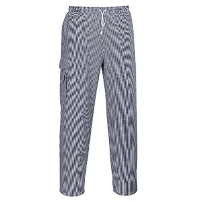 Abbildung von Portwest Herren C078 Chester Chefs Trousers, Check, L EU