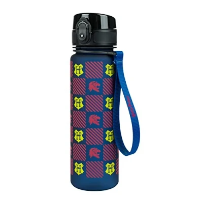 Abbildung von Baagl Kinder Trinkflasche Auslaufsicher Wasserflasche 500ml, Schule und Sport Flasche für Jungen Mädchen Tritan (Gryffindor)